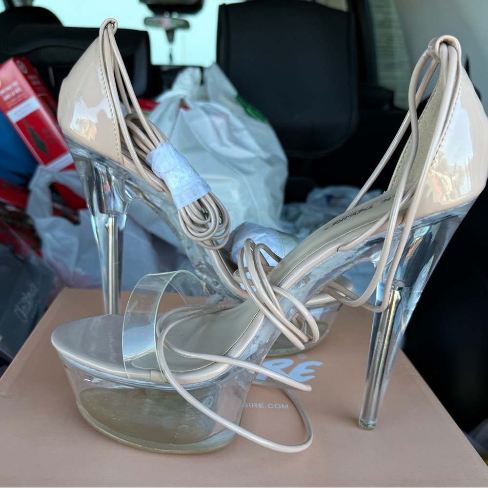 Elegant Nude Stiletto Heels